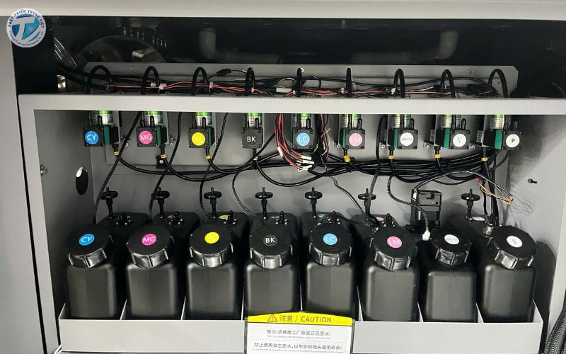 vệ sinh khay mực máy in uv